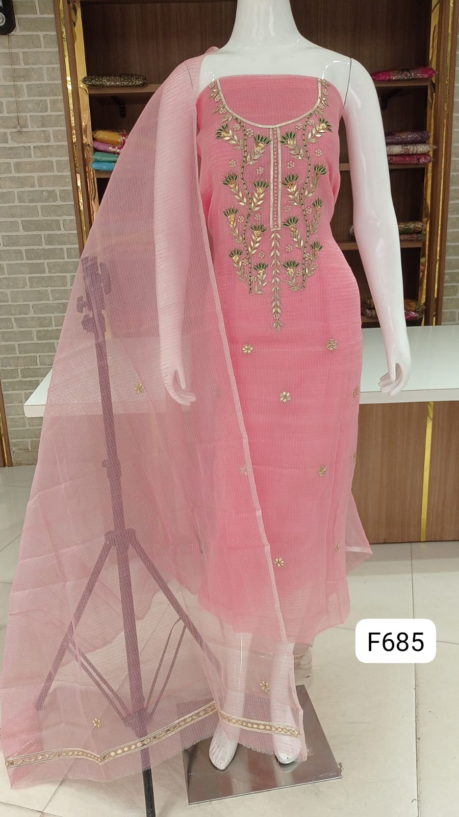 Kota beautiful NECK WORK suits