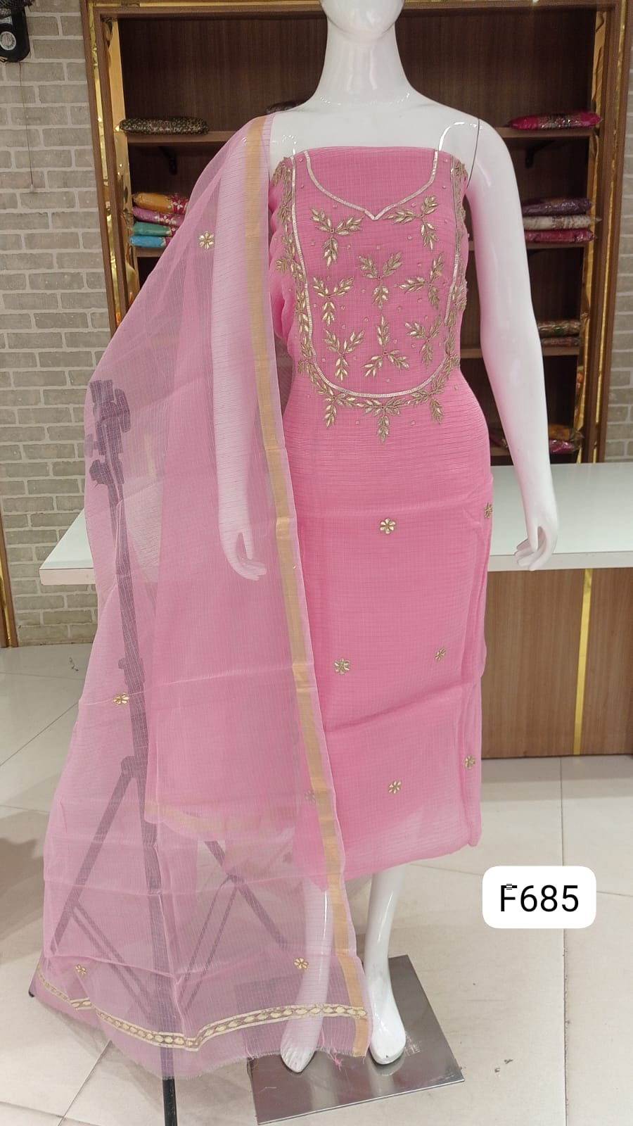 Kota beautiful NECK WORK suits