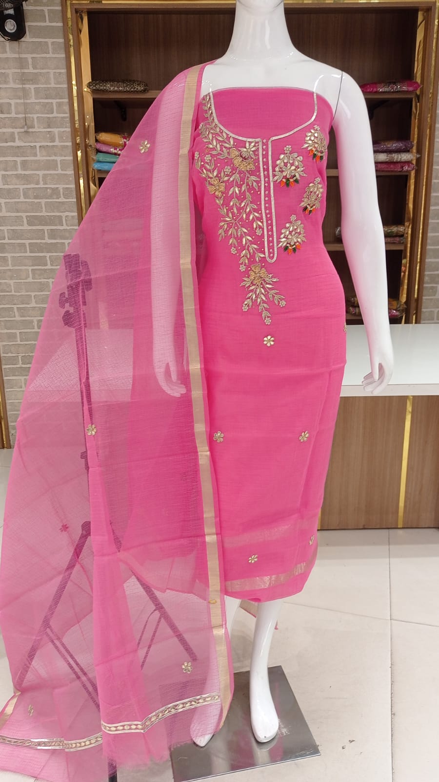 Kota beautiful NECK WORK suits