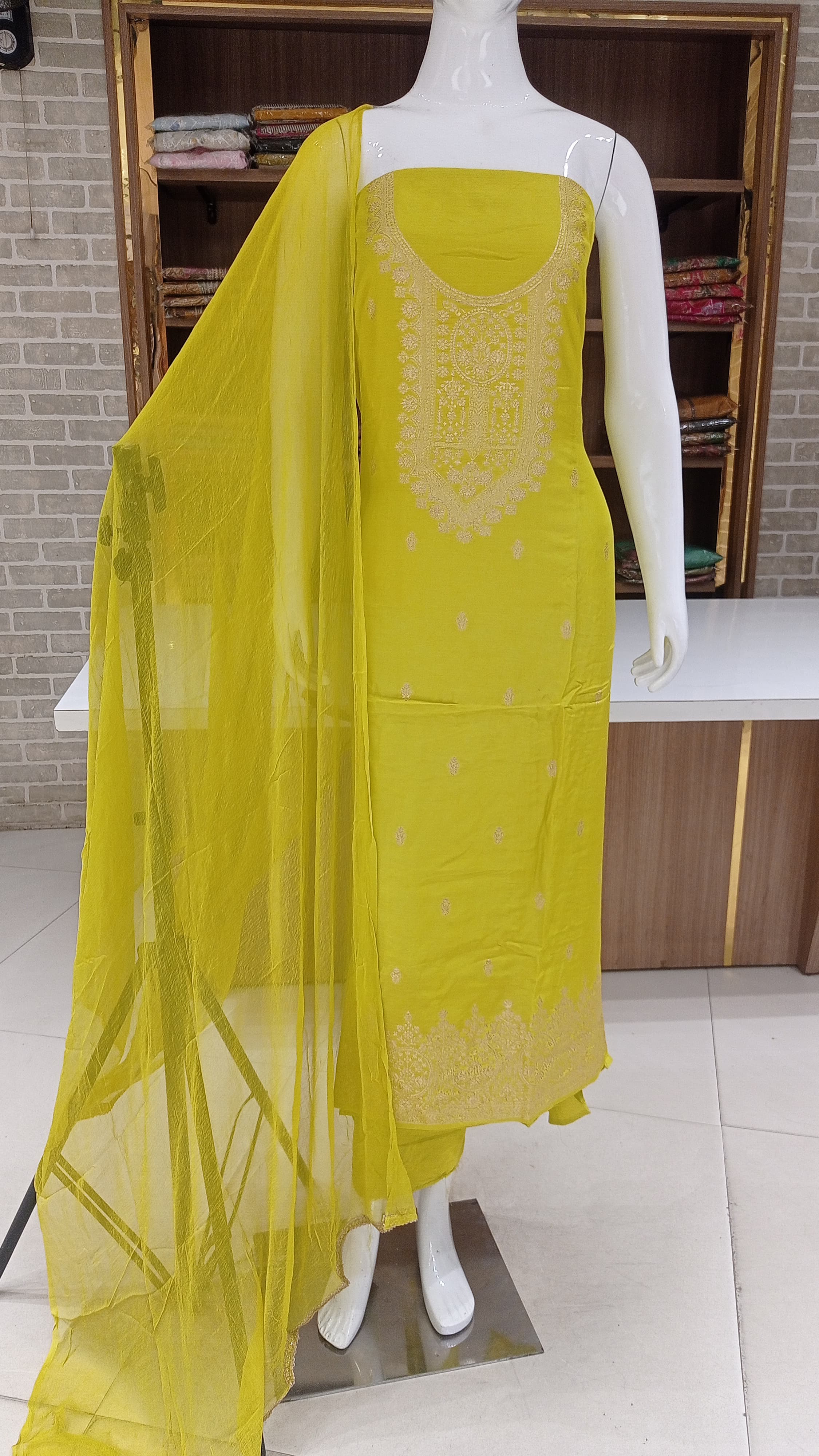 MUSLIN SILK DRESS MATERIAL 