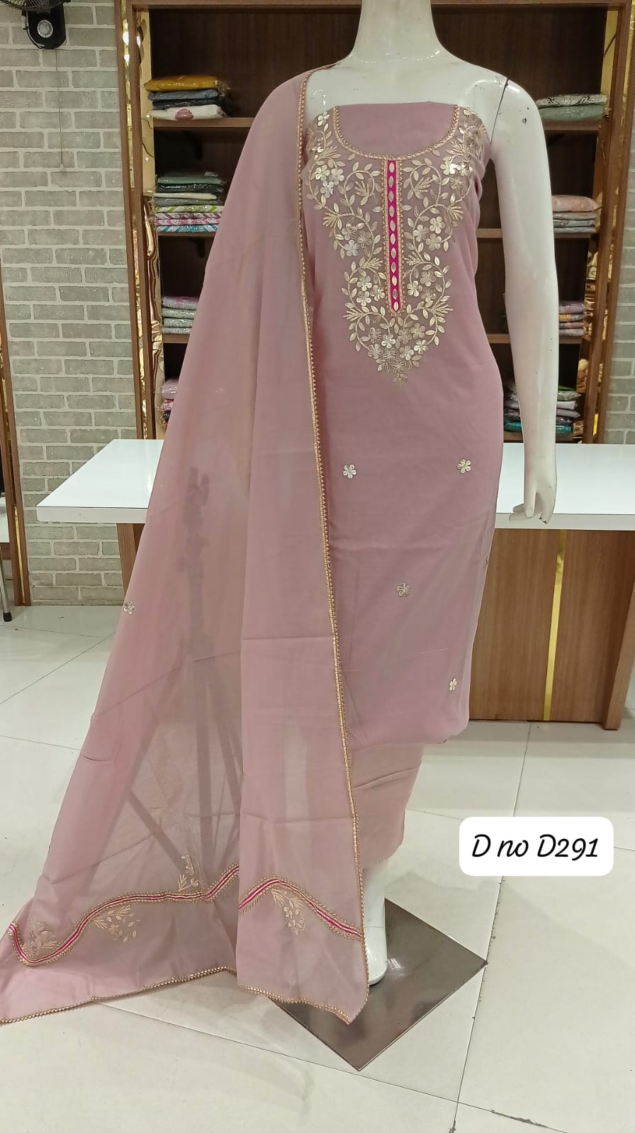 CHANDERI SILK PARTY WEAR SUITS