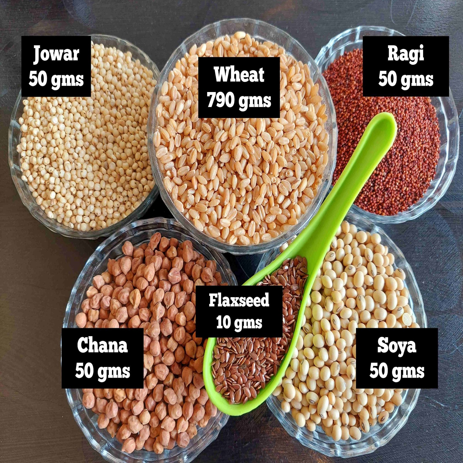 Multigrain for family & kids ( 90 Rs/kg)