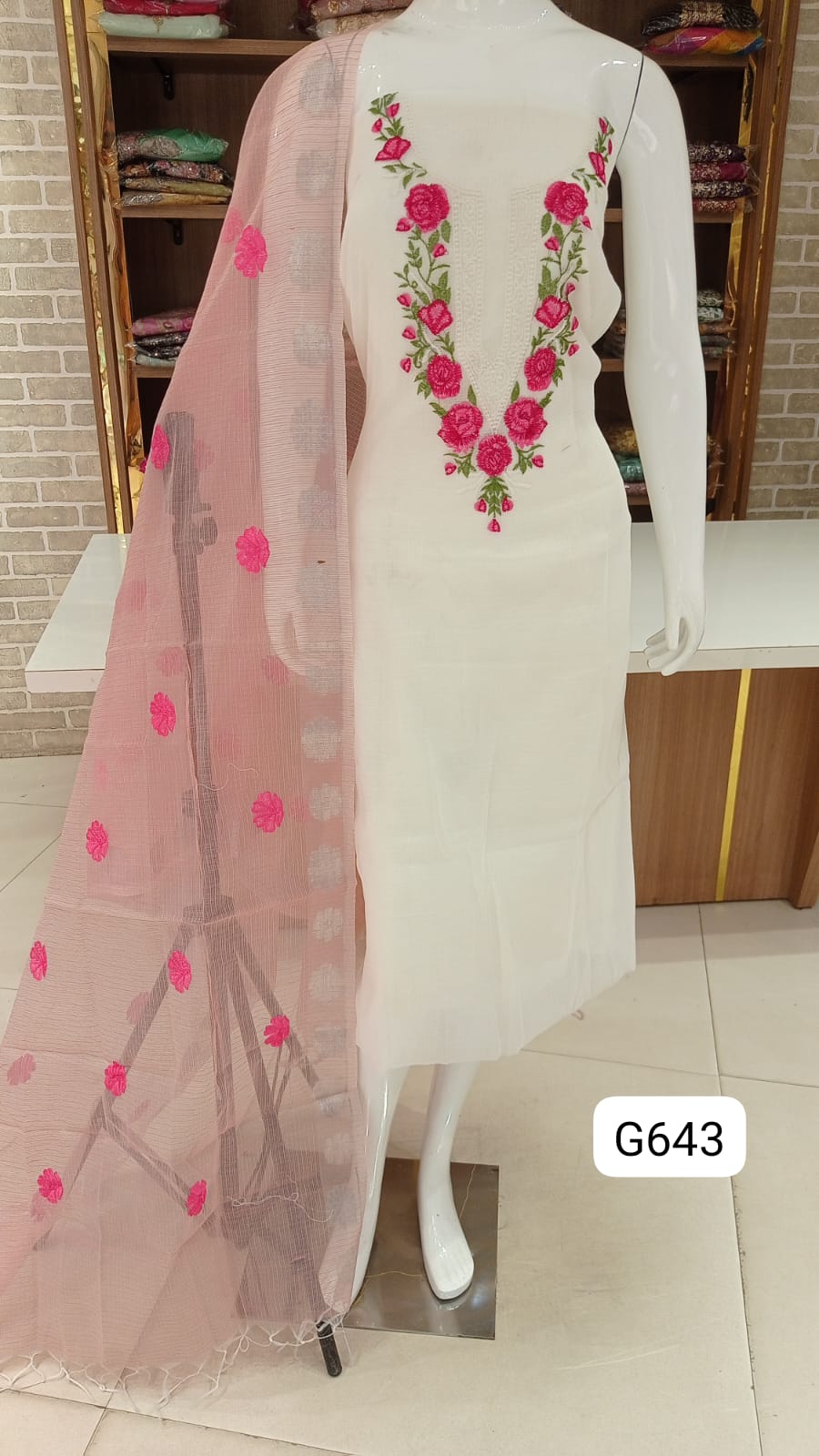 Beautiful kota suits emrbdoeid beautifully neck 