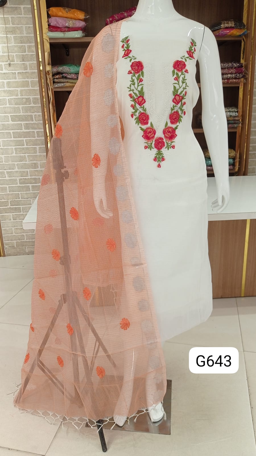 Beautiful kota suits emrbdoeid beautifully neck 