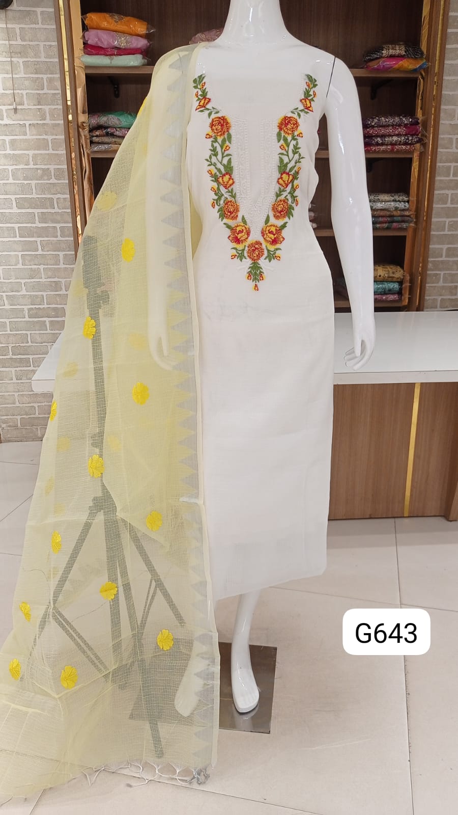 Beautiful kota suits emrbdoeid beautifully neck 