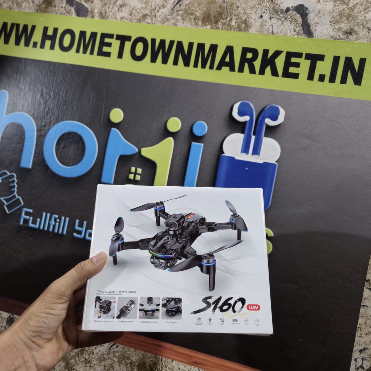 S160 Drone WIFI FPV 4K HD Dual Camera