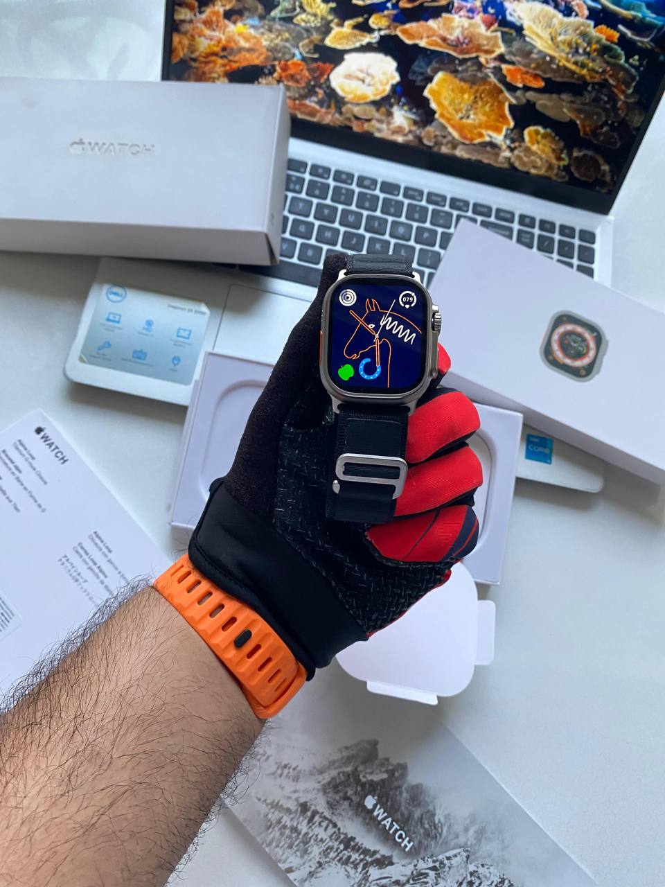 APPLE WATCH ULTRA USA?? EDITION GPS?️+COMPASS ? 1:1 BT CALLING 2024: