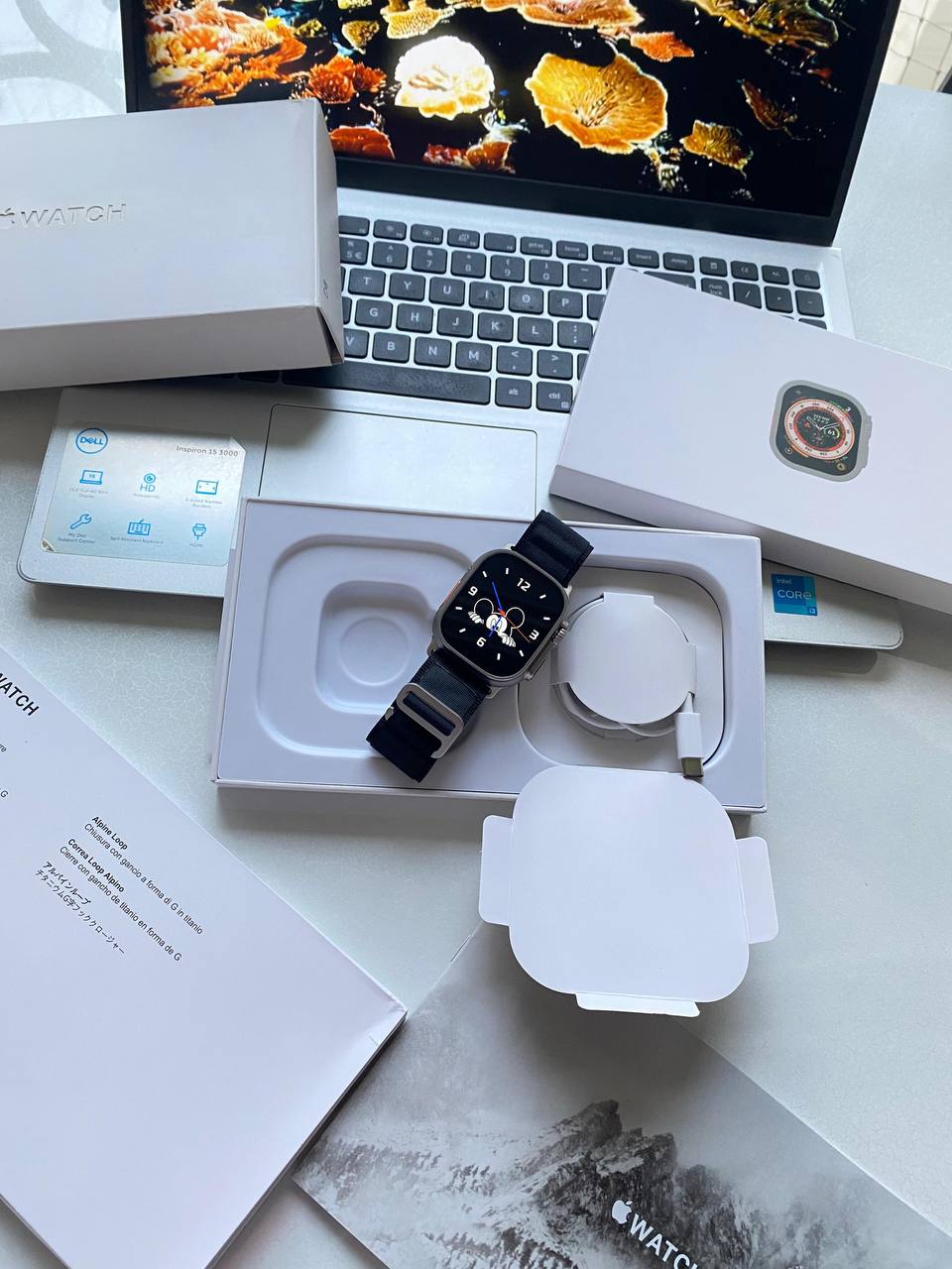 APPLE WATCH ULTRA USA?? EDITION GPS?️+COMPASS ? 1:1 BT CALLING 2024: