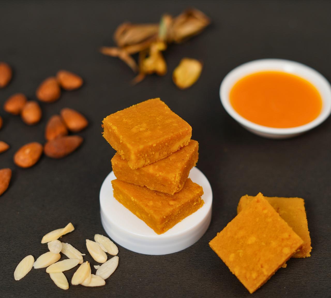 Organic Fresh Alphonso Mango Burfi 