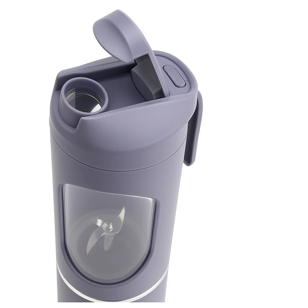 Portable USB Juicer Blender – 450ml, 1500mAh Rechargeable Battery, 18000 RPM, BPA-Free, 3 Programs, Stainless Steel Blades – Smoothies, Juices, Protein Shakes