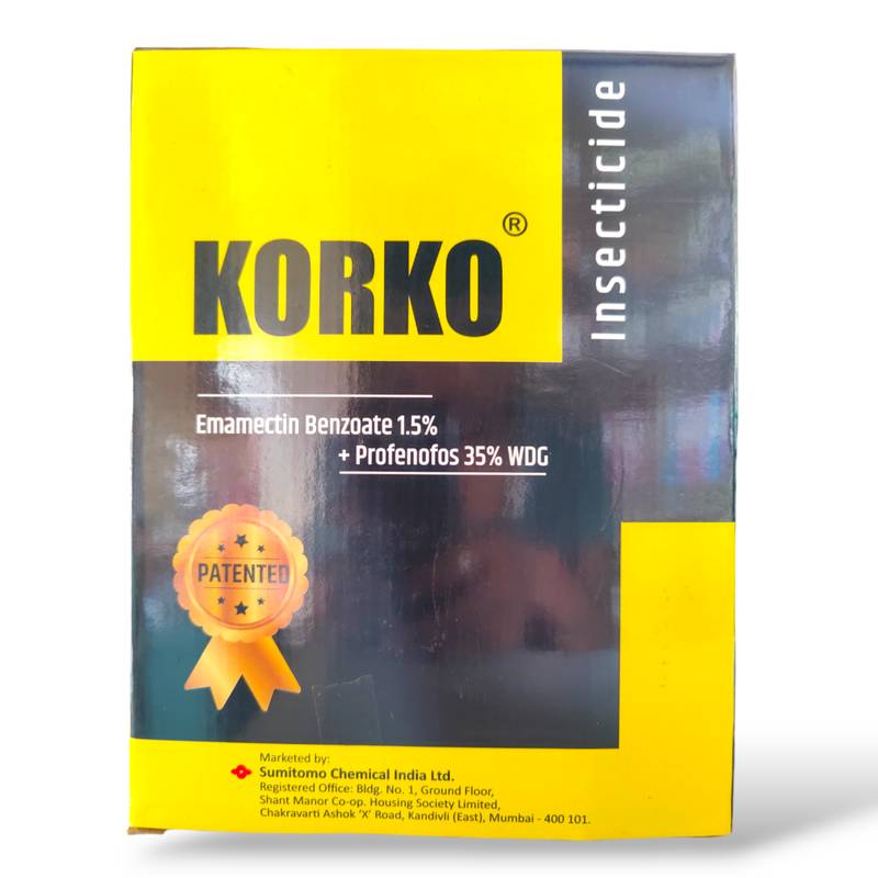 Sumitomo Korko Insecticide (Emamectine Benzoate 1.5% + Profenofos 35% WDG)