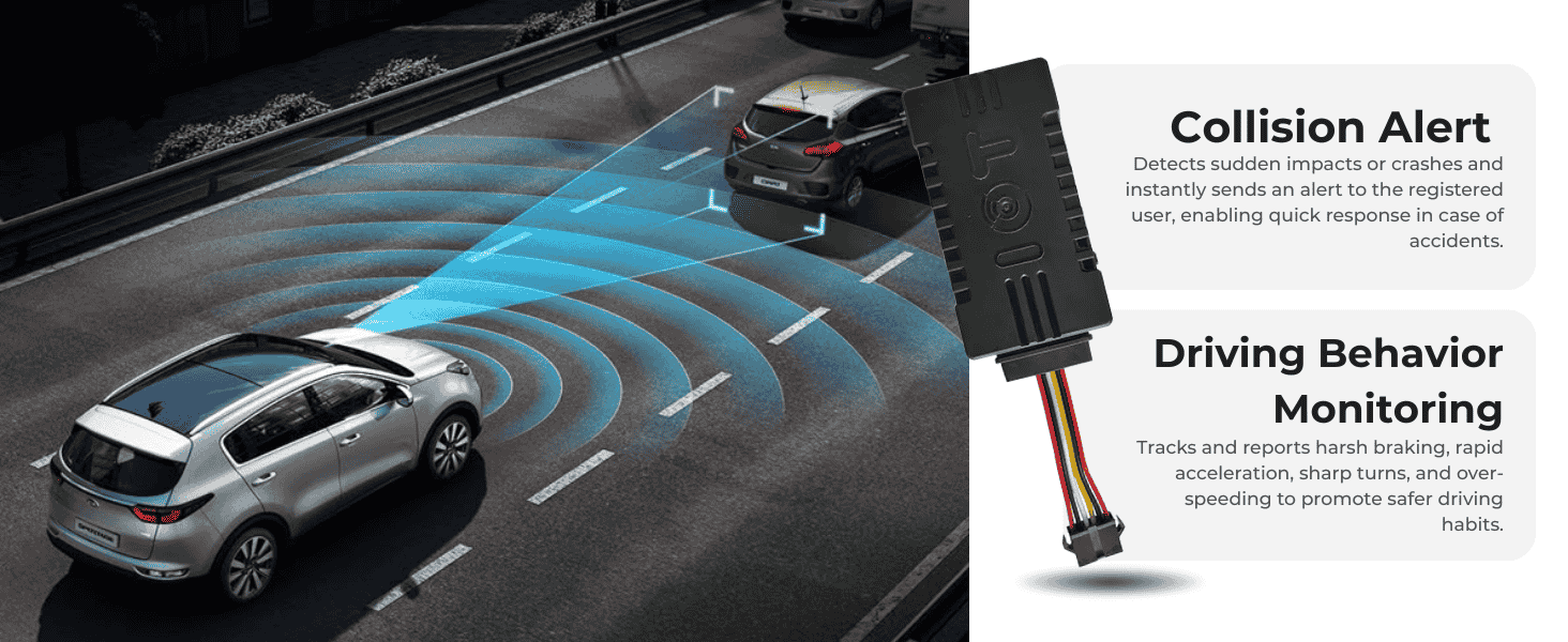 4G Wired GPS Tracker for Cars, Bikes, and Trucks - Real-Time Tracking