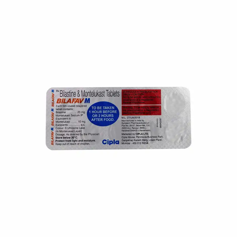 Bilafav M Tablet (10 Tab) Bilafav M Tablet (10 Tab)