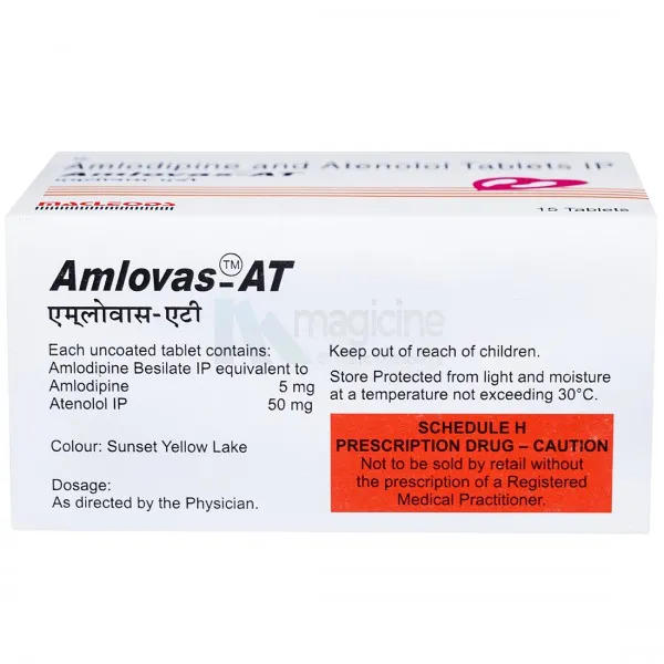 Amlovas AT Tablet (15 Tab)