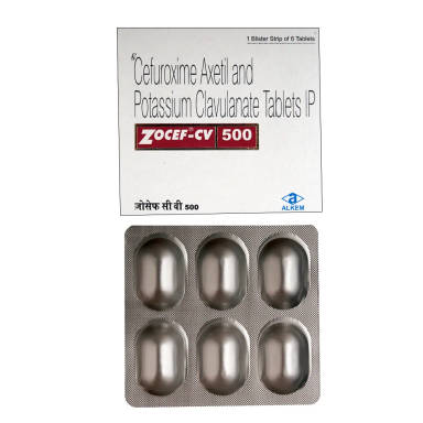 Zocef CV 500 mg Tablet (6 Tab)