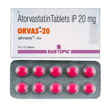 Orvas 20 mg Tablet (10 Tab)