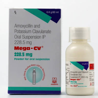 Mega CV Dry Syrup 228.5mg/60 ml