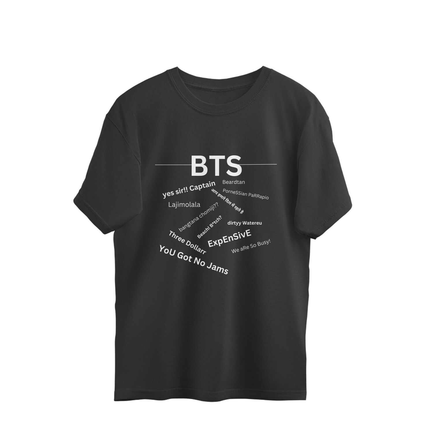 BTS oversized t-shirt