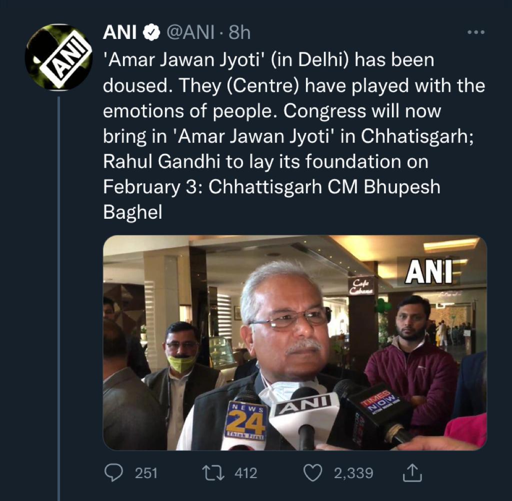 मेरठ पहुंचे छत्तीसगढ़ के सीएम भूपेश बघेल,शहीदों के सम्मान में रायपुर में प्रज्वलित होगी ‘छत्तीसगढ़ अमर जवान ज्योति’ 2 2