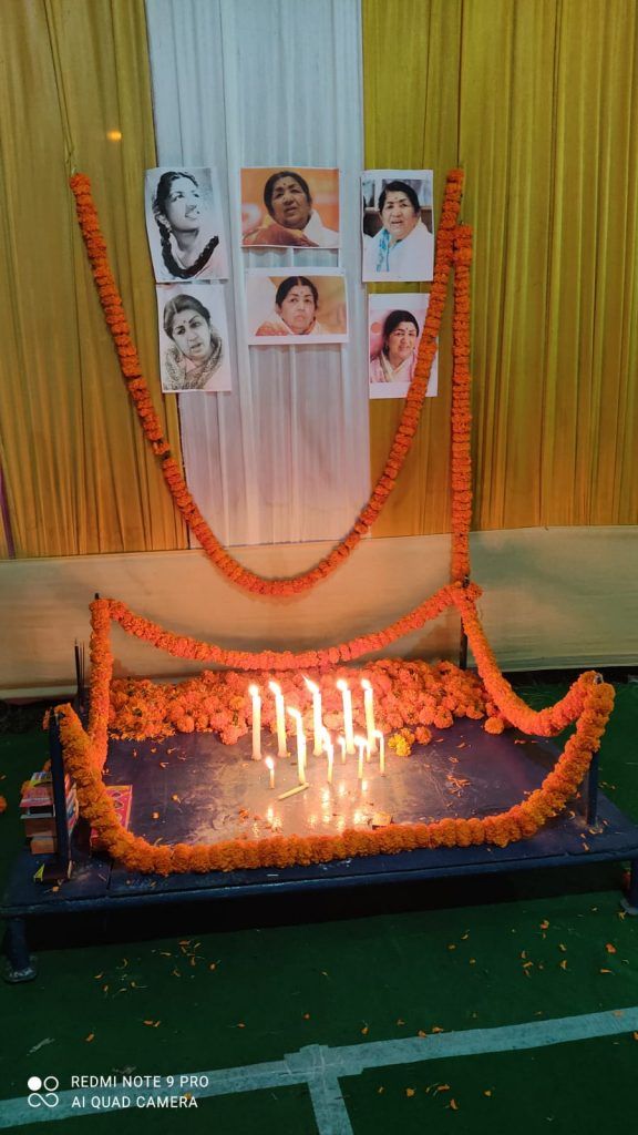 Duliajan pays tribute to Lata Mangeshkar with moist eyes and memories 7 WhatsApp Image 2022 02 06 at 8.52.04 PM
