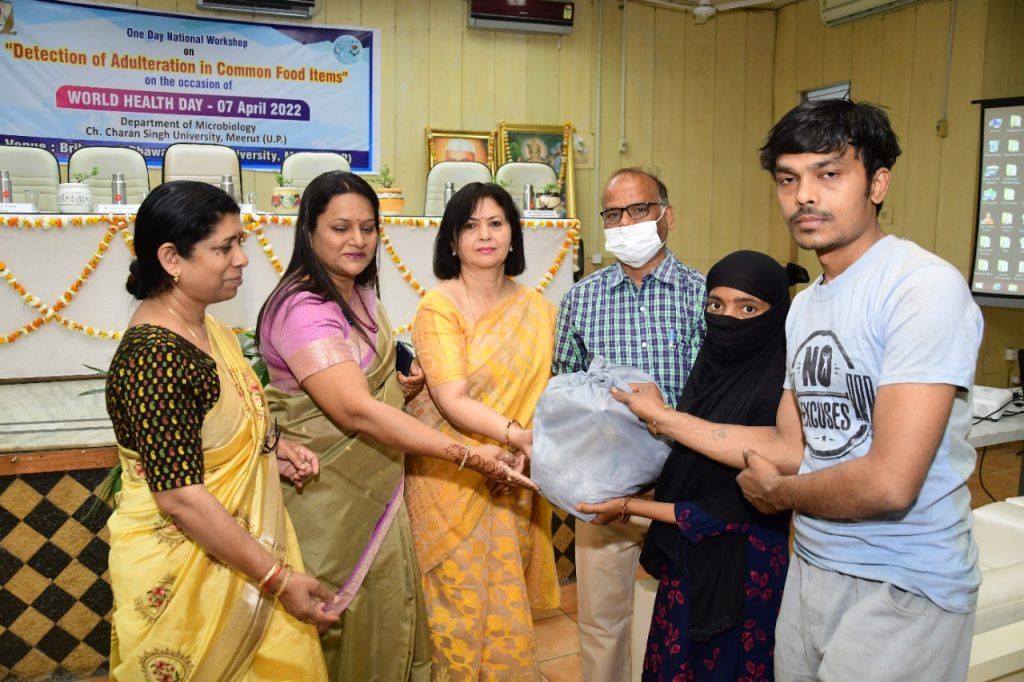 विश्व स्वास्थ्य दिवस पर चौधरी चरण सिंह विश्वविद्यालय में खाद्य अपमिश्रण पर कार्यशाला का आयोजन 7 115 1