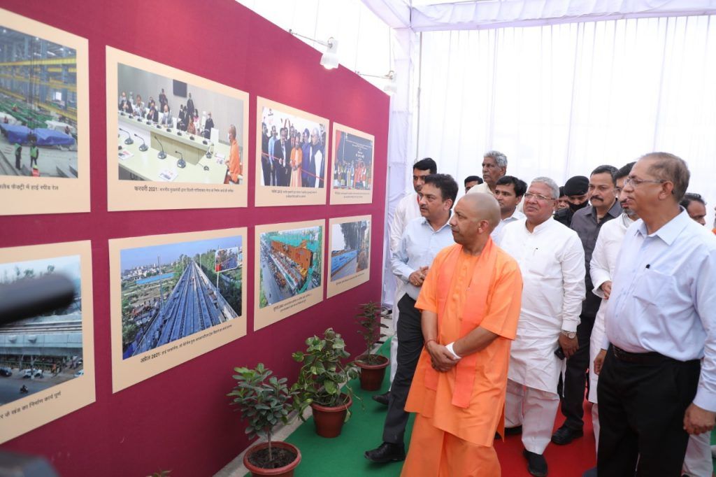 Chief Minister, inspects Delhi -Ghaziabad-Meerut RRTS corridor in Meerut 3 112 14