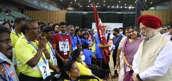 Minister of Petroleum and Natural Gas Hardeep Singh Puri inaugurates 4th ONGC Para Games 2022 2 112 4