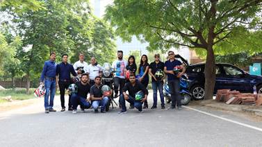 A breath of fresh air for bikers - An anti-pollution helmet 2 112 9