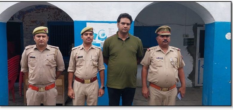 भाजपा नेता सुनील भराला को धमकी देने के आरोप में 50,000 रुपए के इनामी अपराधी हैदराबाद से गिरफ्तार 1 111 101