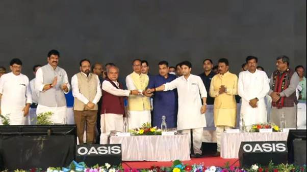 Nitin Gadkari inaugurates and lays foundation stone of 7 NH projects worth Rs 1128 Crore in Gwalior 2 111 37