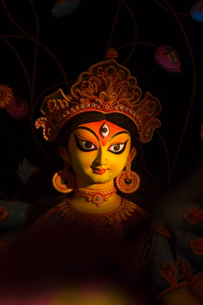 Ghaziabad : Devotees offer prayers at Durga Puja Pandal in Sec 6 Vaishali on Ashtami 3 111