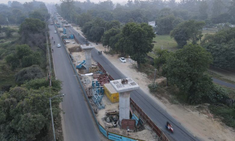 मेरठ में आरआरटीएस कॉरिडोर के भूमिगत सेक्शन के साथ एलिविटेड सेक्शन में भी निर्माण कार्य ने पकड़ी रफ्तार 1 111 130