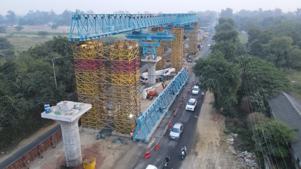 मेरठ में आरआरटीएस कॉरिडोर के भूमिगत सेक्शन के साथ एलिविटेड सेक्शन में भी निर्माण कार्य ने पकड़ी रफ्तार 3 113 53