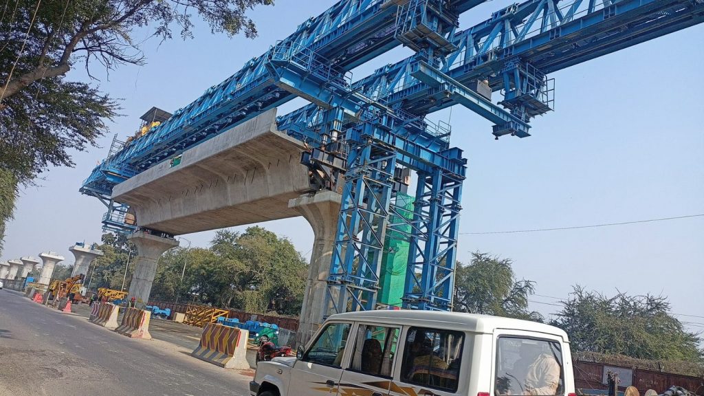 मेरठ के उत्तरी क्षेत्र में आरंभ हुआ वायाडक्ट का निर्माण 2 112 37