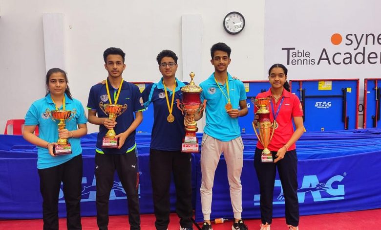 जेकेजी इंटरनेशनल इंदिरापुरम के छात्रों का सीबीएसई नेशनल टेबल टेनिस प्रतियोगिता में शानदार प्रदर्शन 1 112 38