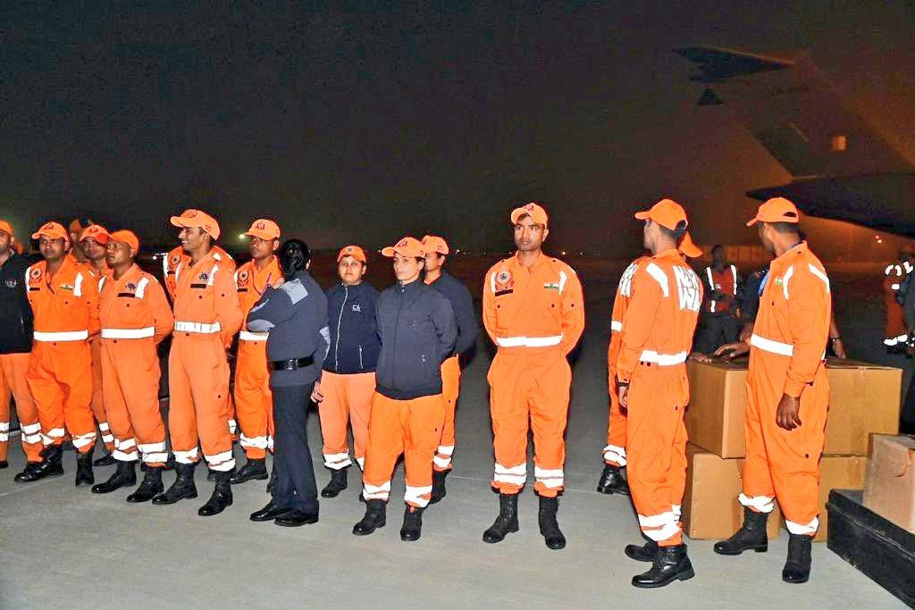 भारत ने तुर्की की मदद के लिए बढ़ाया हाथ, एनडीआरएफ की टीम भारतीय वायु सेना के विमान से तुर्की के लिए रवाना 6 112