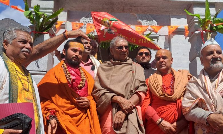 कश्मीर स्थित श्री शारदा मन्दिर का उद्घाटन सम्पन्न 1 111 54