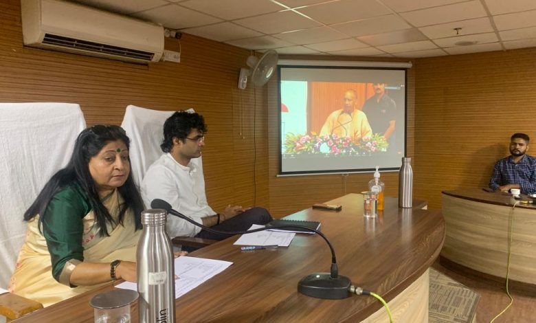 ज़ूम के माध्यम से मुख्यमंत्री के शिलान्यास कार्यक्रम में लगभग 104 करोड़ योजना का हुआ शिलान्यास 1 111 21