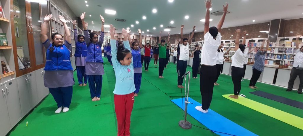 Dayawati Modi Academy Embraces International Yoga Day: Promoting Health and Well-being through Yoga 4 112 32