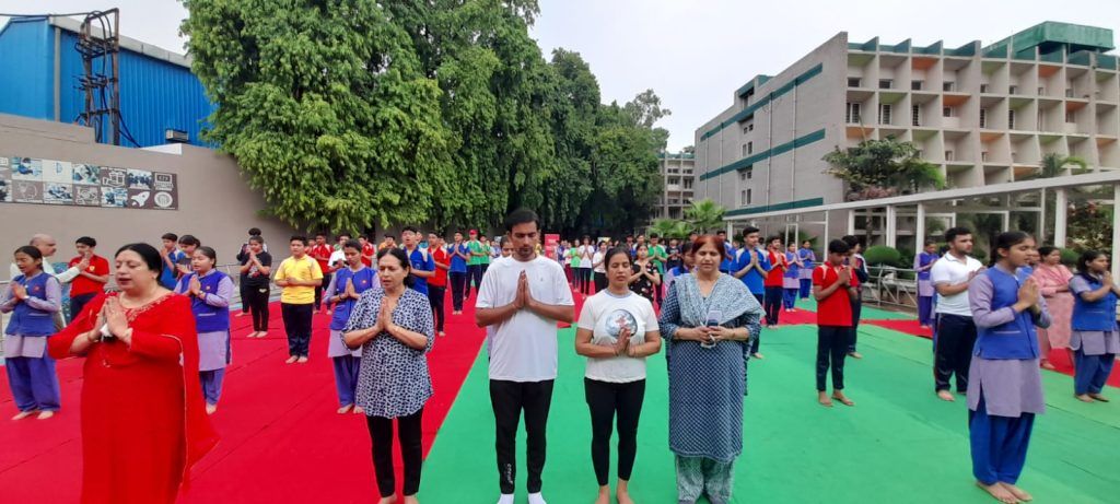 Dayawati Modi Academy Embraces International Yoga Day: Promoting Health and Well-being through Yoga 13 119 1