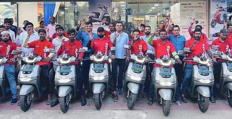 TVS Motor Company Strengthens its Electrification Journey; Announces Association with Zomato to Accelerate Last Mile Green Deliveries 1 24854 TVSM Zomato JnQIeT
