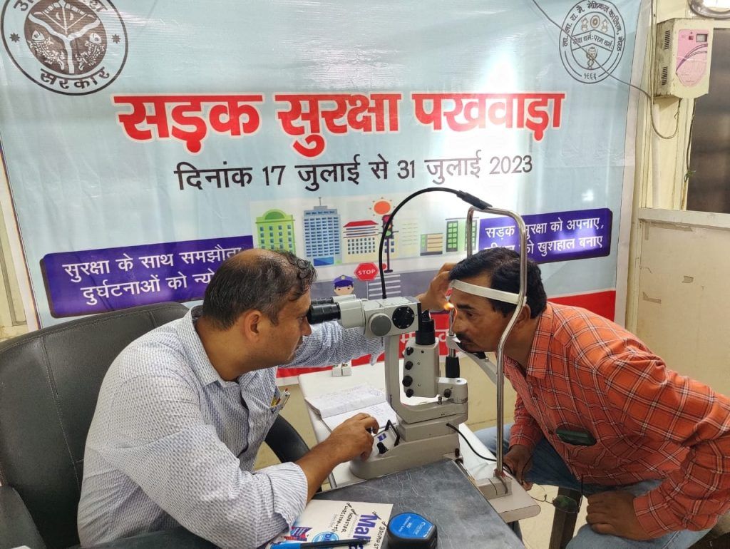 Road Safety Fortnight (17th to 31st July) Organized at Medical College Meerut 2 111 58