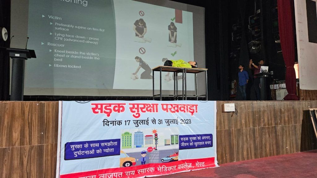 Road Safety Fortnight (17th to 31st July) Organized at Medical College Meerut 4 114 23