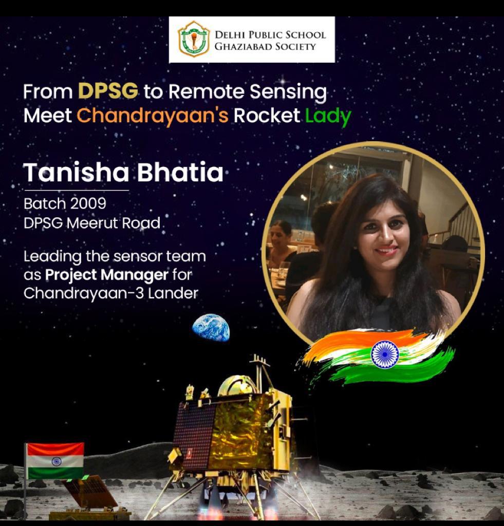 DPSG Meerut Road Alumna, 'Rocket Lady' Tanisha Bhatia, Shines Bright on Chandrayaan-3 Mission, Making the Nation Proud 2 111 157