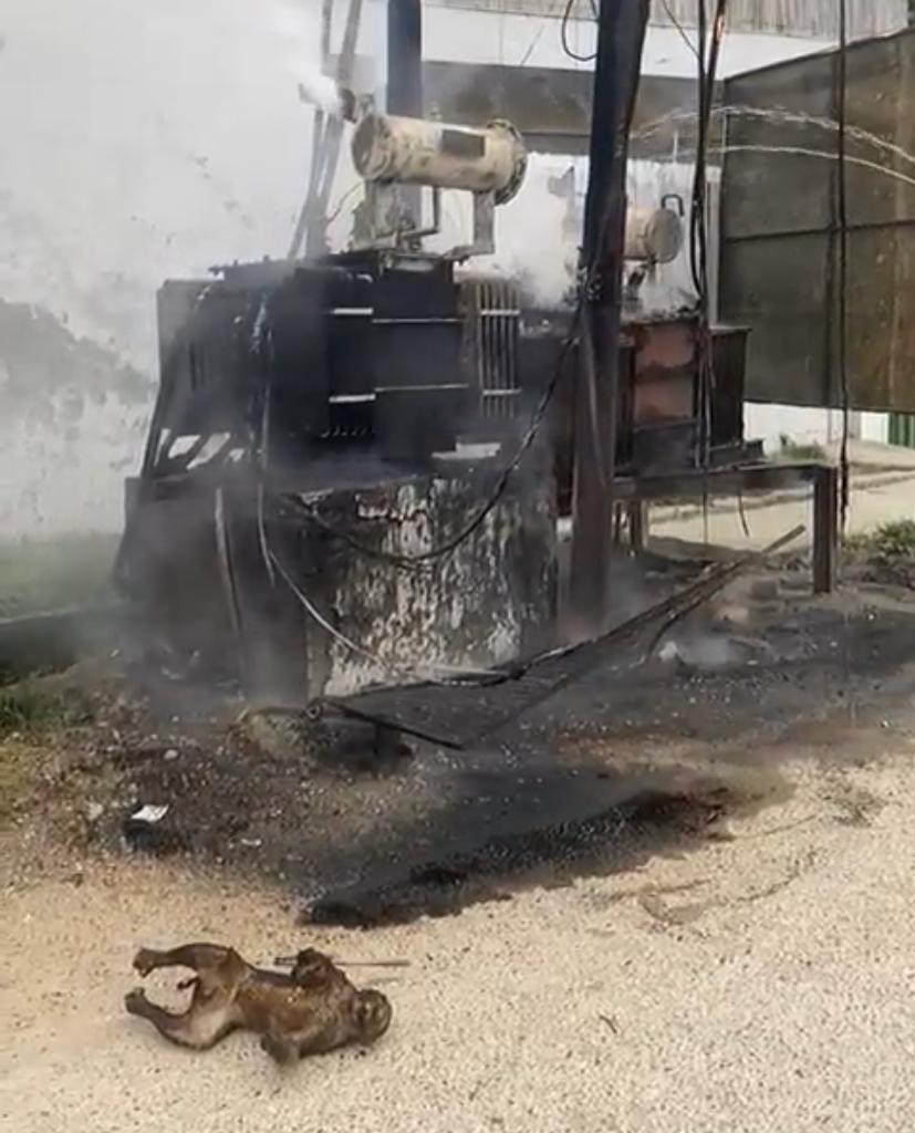 Fire Breaks Out Near Nida Inter College in Ghaziabad's Thana Masoori Area 3 111 80