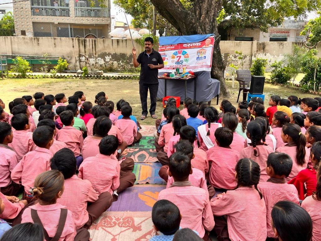 Spreading Awareness: Saathi Foundation and Health Department Illuminate Students on Communicable Diseases Prevention 3 113 12