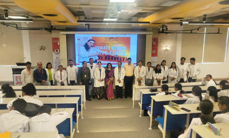 Motivational Lecture and Blood Donation Drive Organized by IMA Ghaziabad at Santosh University 1 111 145