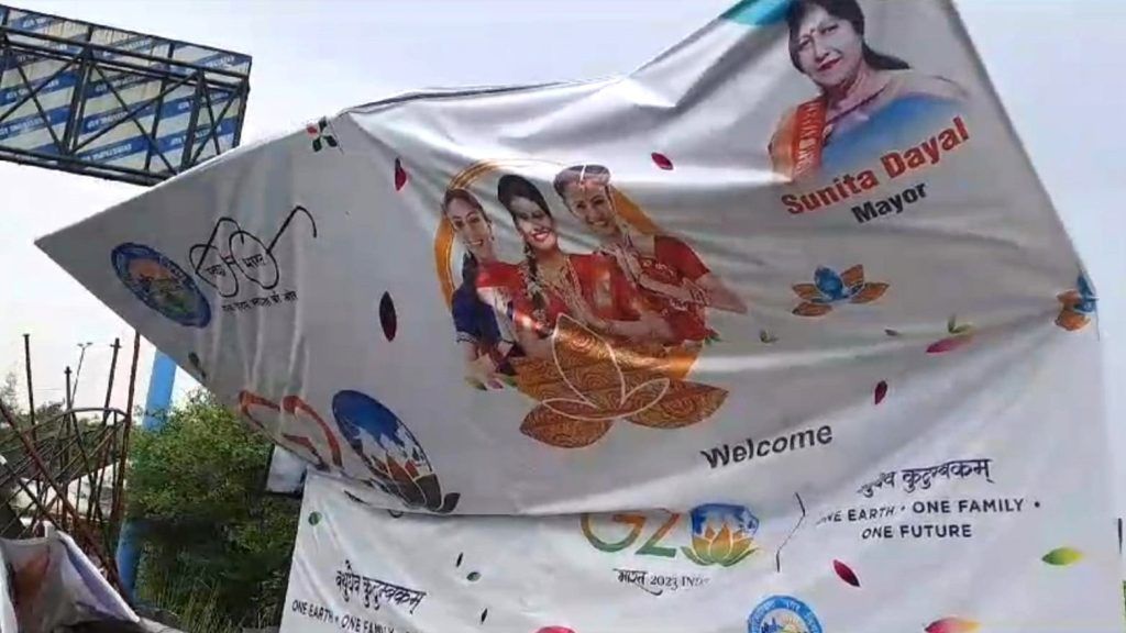 G-20 के रूट पर हुई साज सज्जा एवं लाइटिंग का महापौर सुनीता दयाल ने किया निरीक्षण 5 111 43