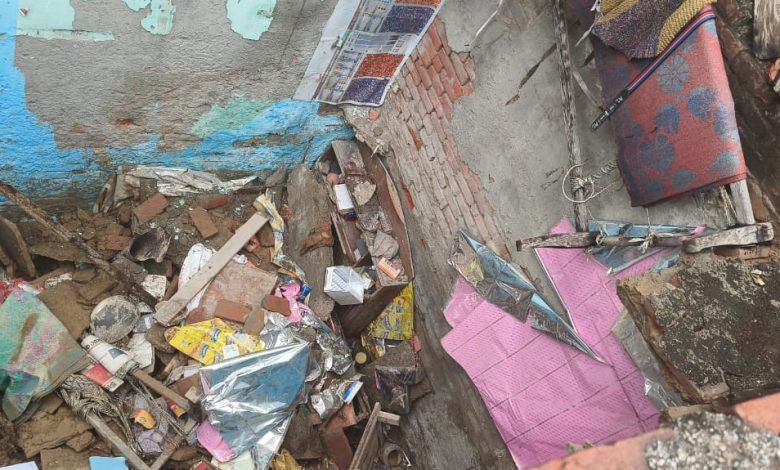 Heavy Rains Trigger House Collapse in Loni, Miraculous Escape for Residents 1 111 57