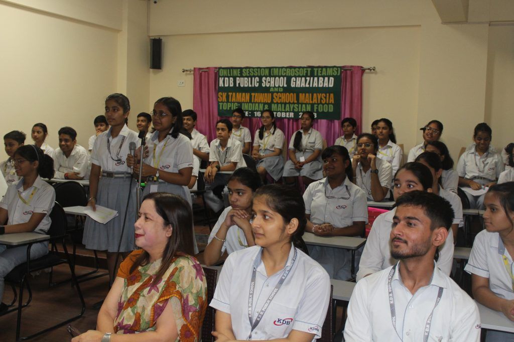 जैसा “अन्न वैसा मन”; के.डी.बी स्कूल में ऑनलाइन कार्यक्रम क्यूज़ीन (खान-पान) के माध्यम से सजीव अभिव्यक्ति 2 111 96